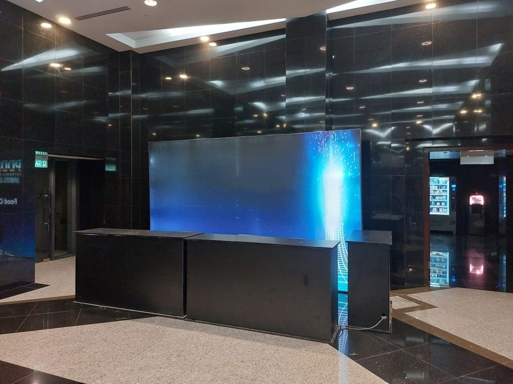 Wooden Cabinet (4 Door) [2400cm (L) x 500cm (W) x 882cm (H)]