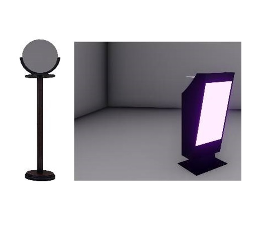 Launch Pad (LED Screen c/w Disc/Holder) [500mm (W) x 1340mm (H)]