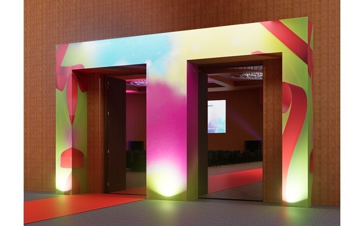 Ballroom Main Entrance Arch [13ft (H) x 22ft (W) x 2ft (D)]