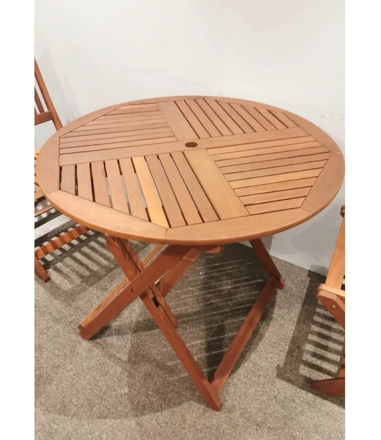 Parasol Round Garden Table