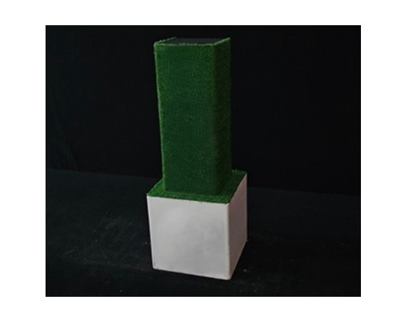 Launch Pad [(Top 1ft x ft )(Base 1.6ft x 1.6ft) x 4ft (H)]