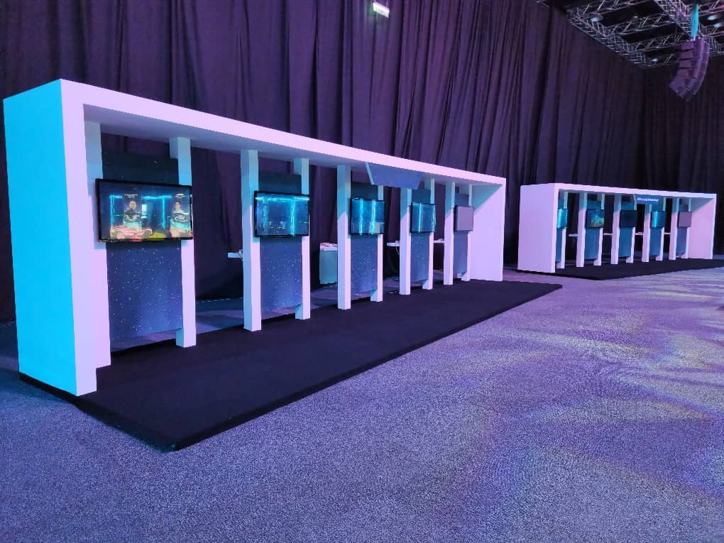 TV Display Booth