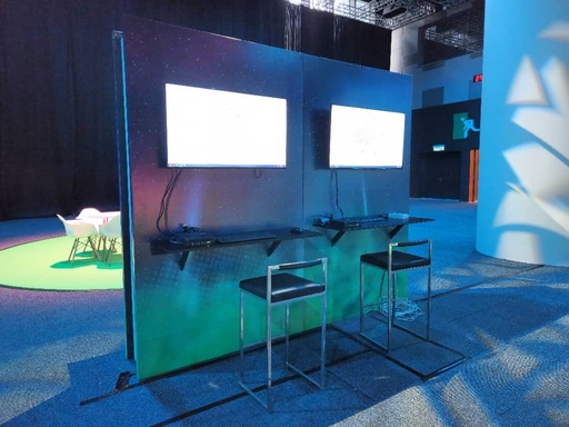 [2000671024E] Demo Panel c/w Storage Countertop) [2400mm (H) x 1500mm (W)]