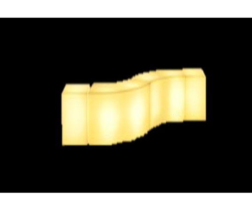 [1101300986E] Half-moon-shaped Lighted Furniture