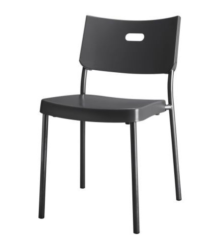[2000500978E] IKEA HERMAN Chair (Black)