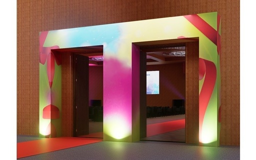 [1900861713E] Ballroom Main Entrance Arch [13ft (H) x 22ft (W) x 2ft (D)]