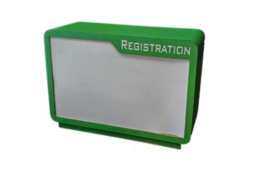 [2000671720E] Registration Counter [1500cm (L) x 600cm (W) x 1000cm (H)]