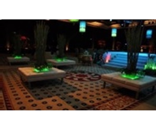 [2001830973E] Square Lighted Sofa